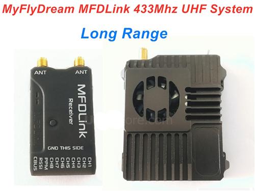 MyFlyDream Rlink 433MHz Long Range UHF TX and 8CH SBUS RX Combo (NEW version) [MFDLink-new]